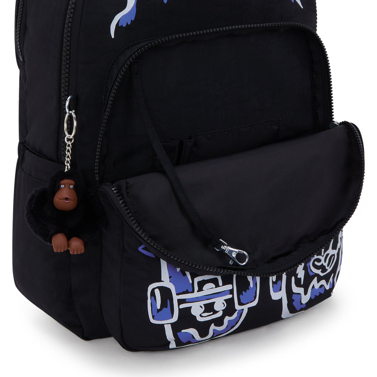 Kipling Seoul Lap Fire Skate Large backpack with laptop compartment I2932-80S