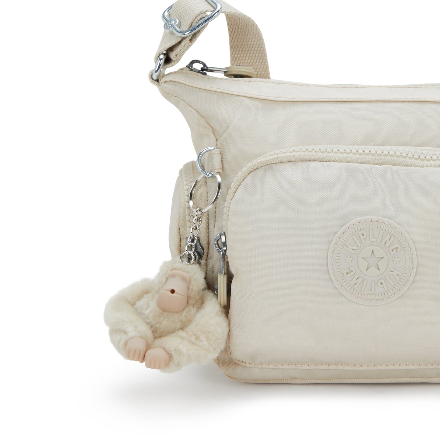 Kipling Gabbie Mini Hideaway Beige Small Crossbody I3057-7JR