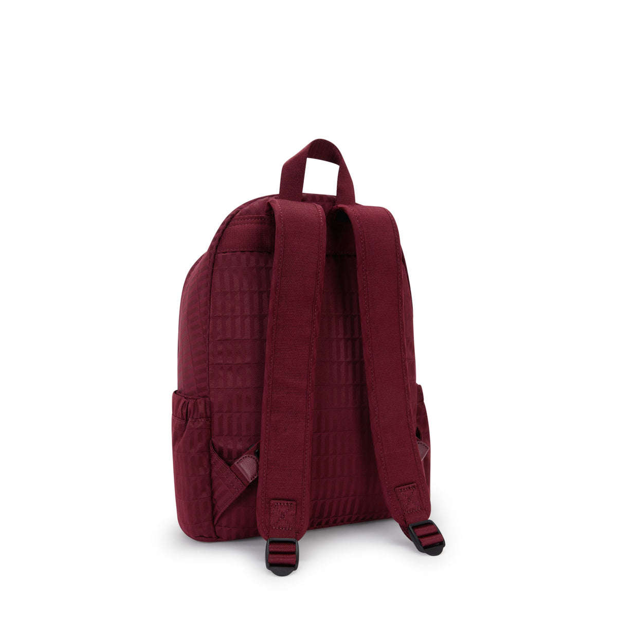 Kipling Delia Maroon Tile Jq Medium Backpack I3149-9HX