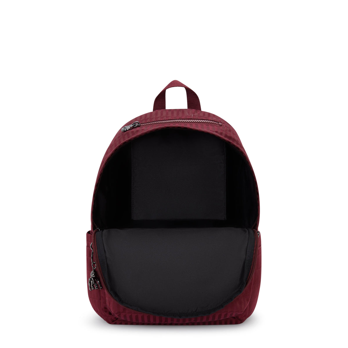Kipling Delia Maroon Tile Jq Medium Backpack I3149-9HX