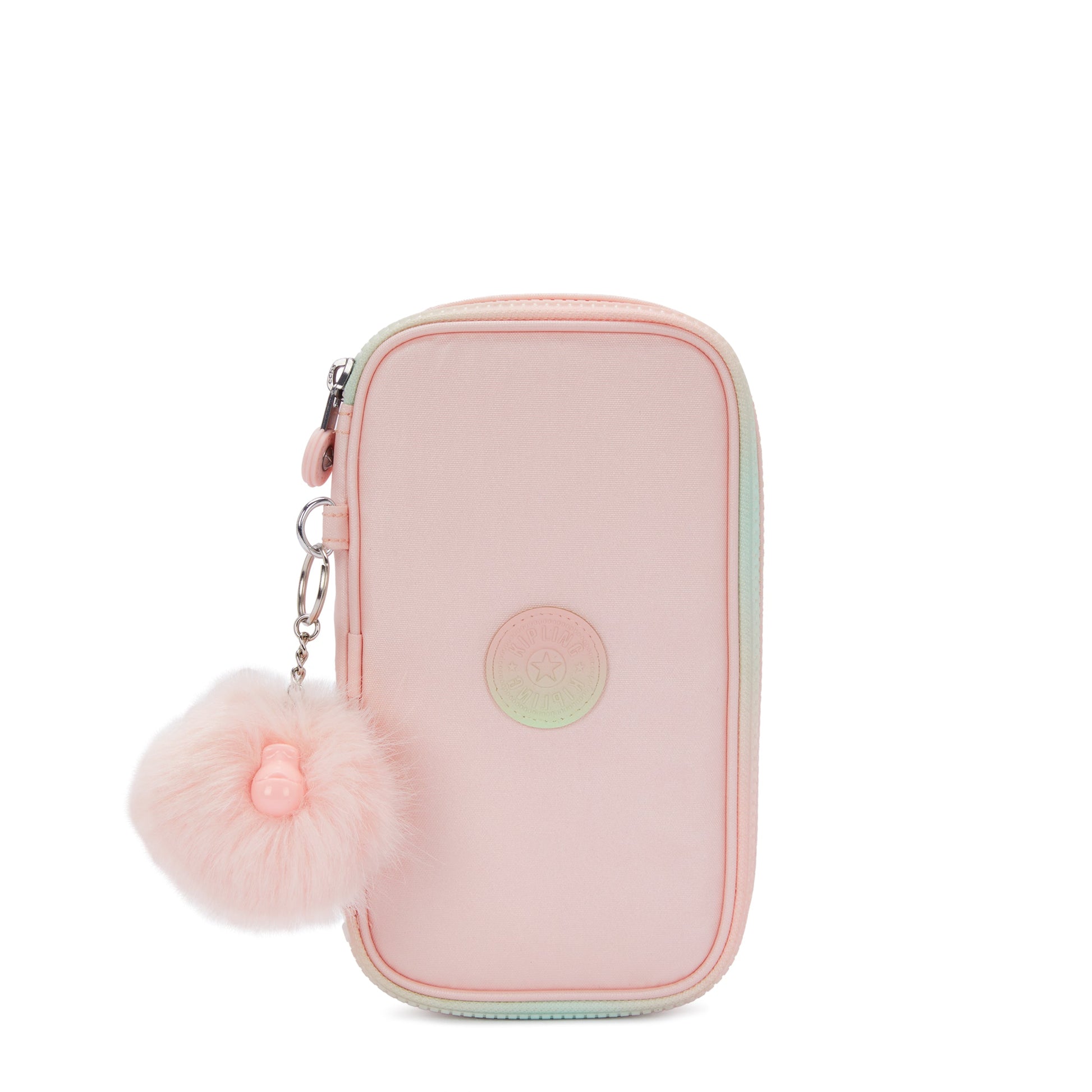 KIPLING-50 Pens-Medium pencase-Blush Metallic-I3156-E7L