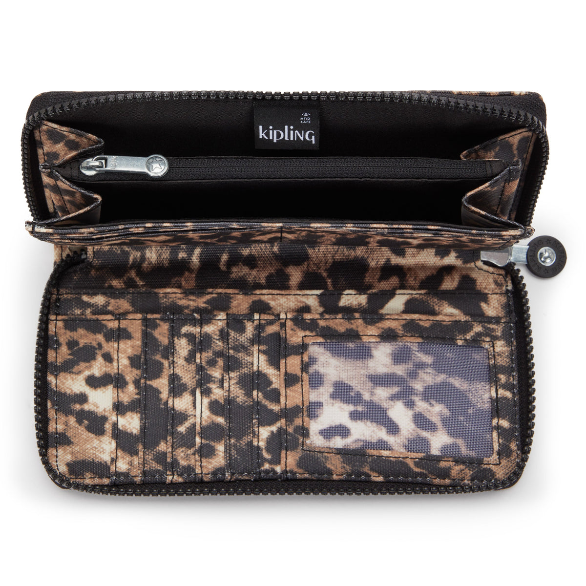 Kipling Money World Wild Leopard Large wallet I3285-6JP