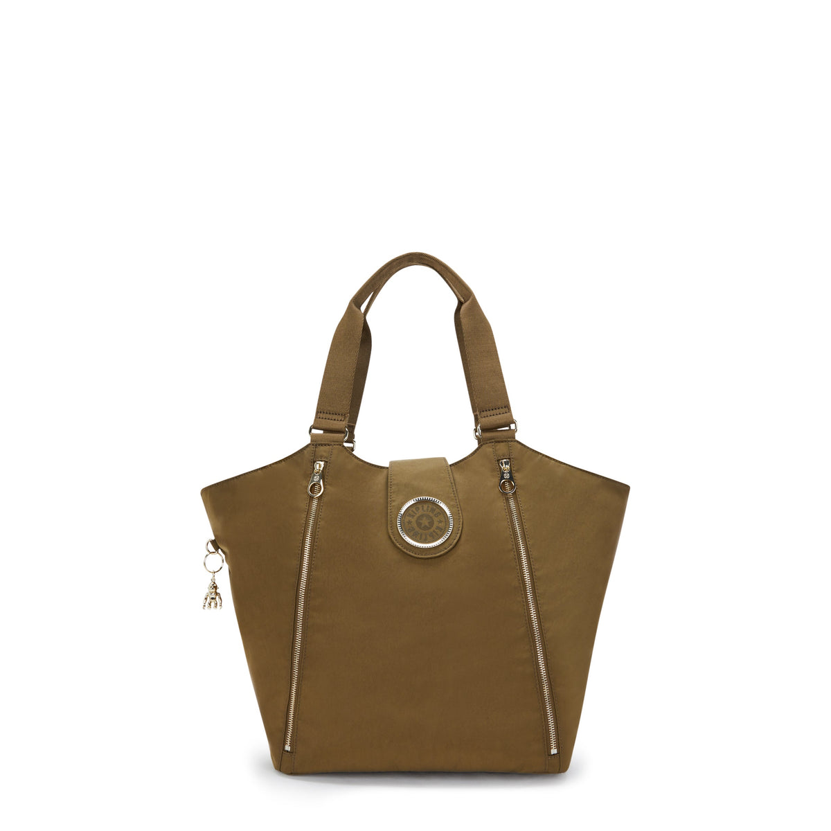 Kipling Recicely Dry Laurel Spice Medium Tote with Zipped & Magnetic Closure I3286-3KP