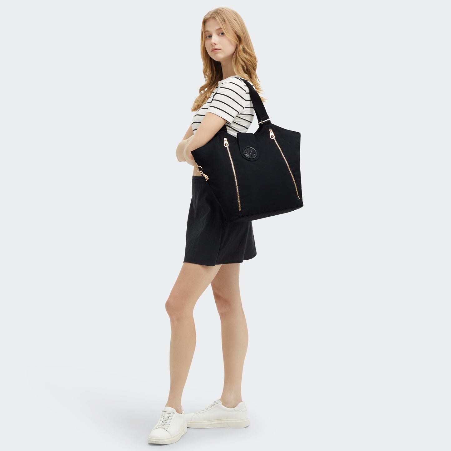 Kipling Recicely Blck Rose Spice Medium Tote I3286-62Q