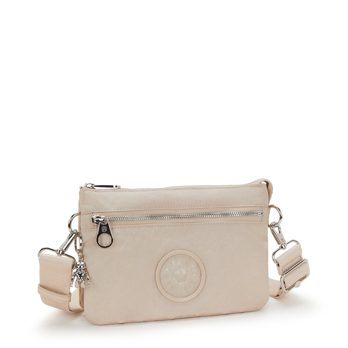 Kipling Riri Zip Beige Spice Small Crossbody  I3302-26J