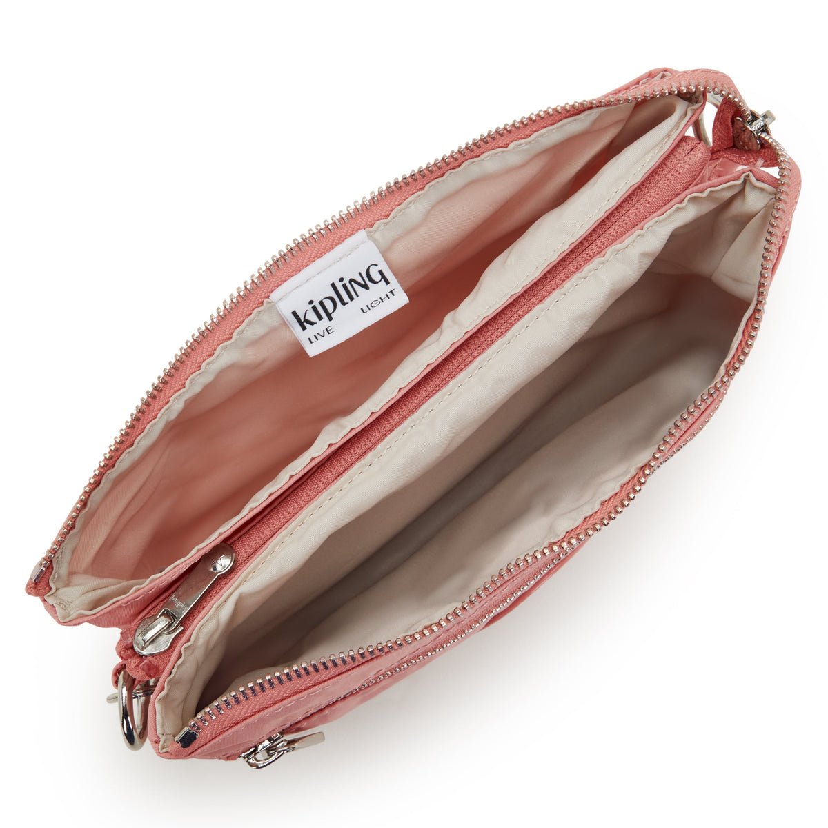 Kipling Riri Zip Rose Spice Small Crossbody  I3302-28N