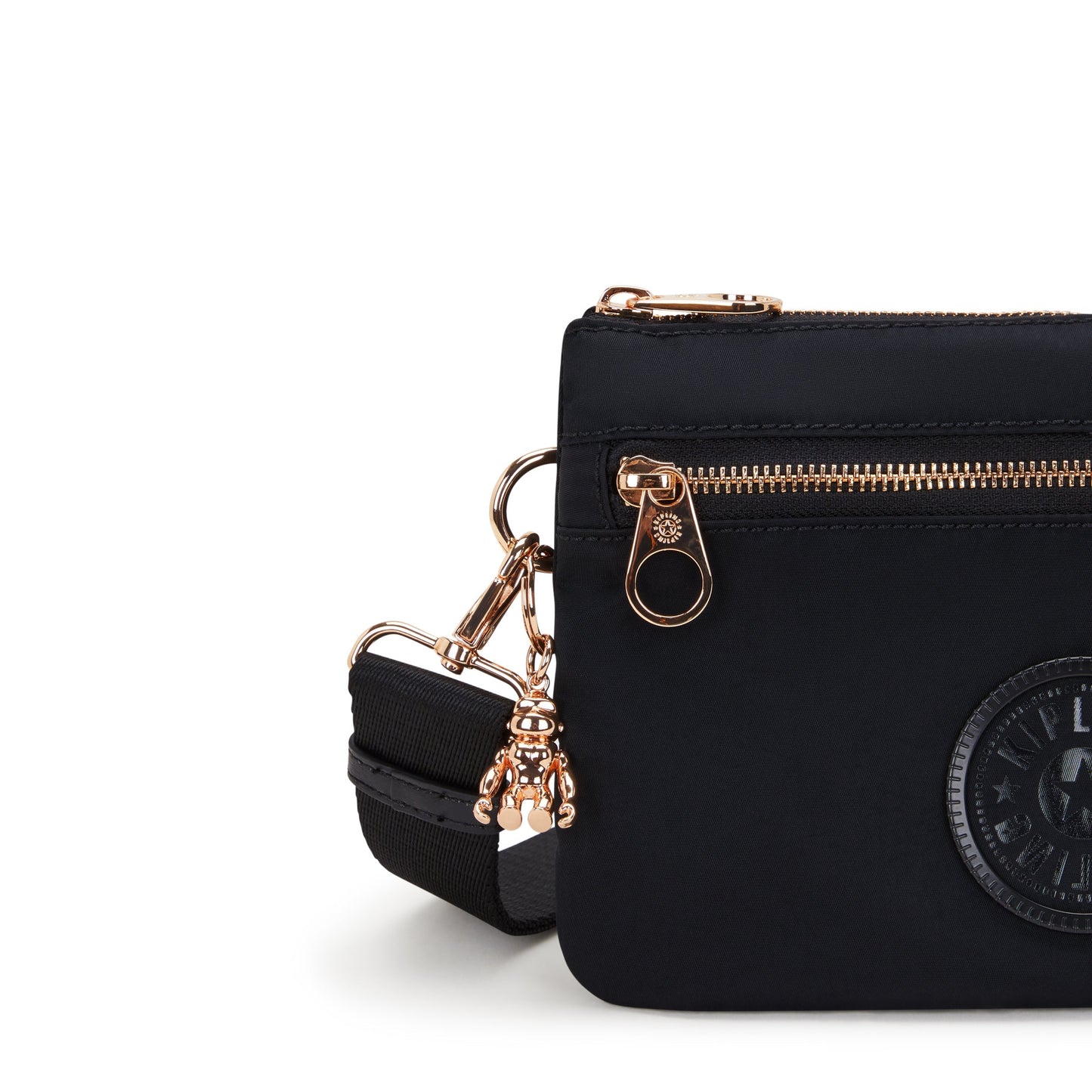 Kipling Riri Zip Blck Rose Spice Small Crossbody  I3302-62Q