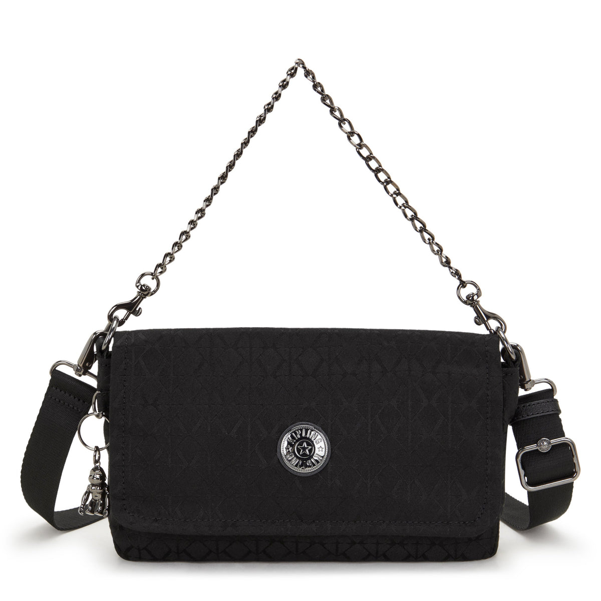 Kipling Aras Up Black Sign Jq Small Shoulderbag I3353-Y12