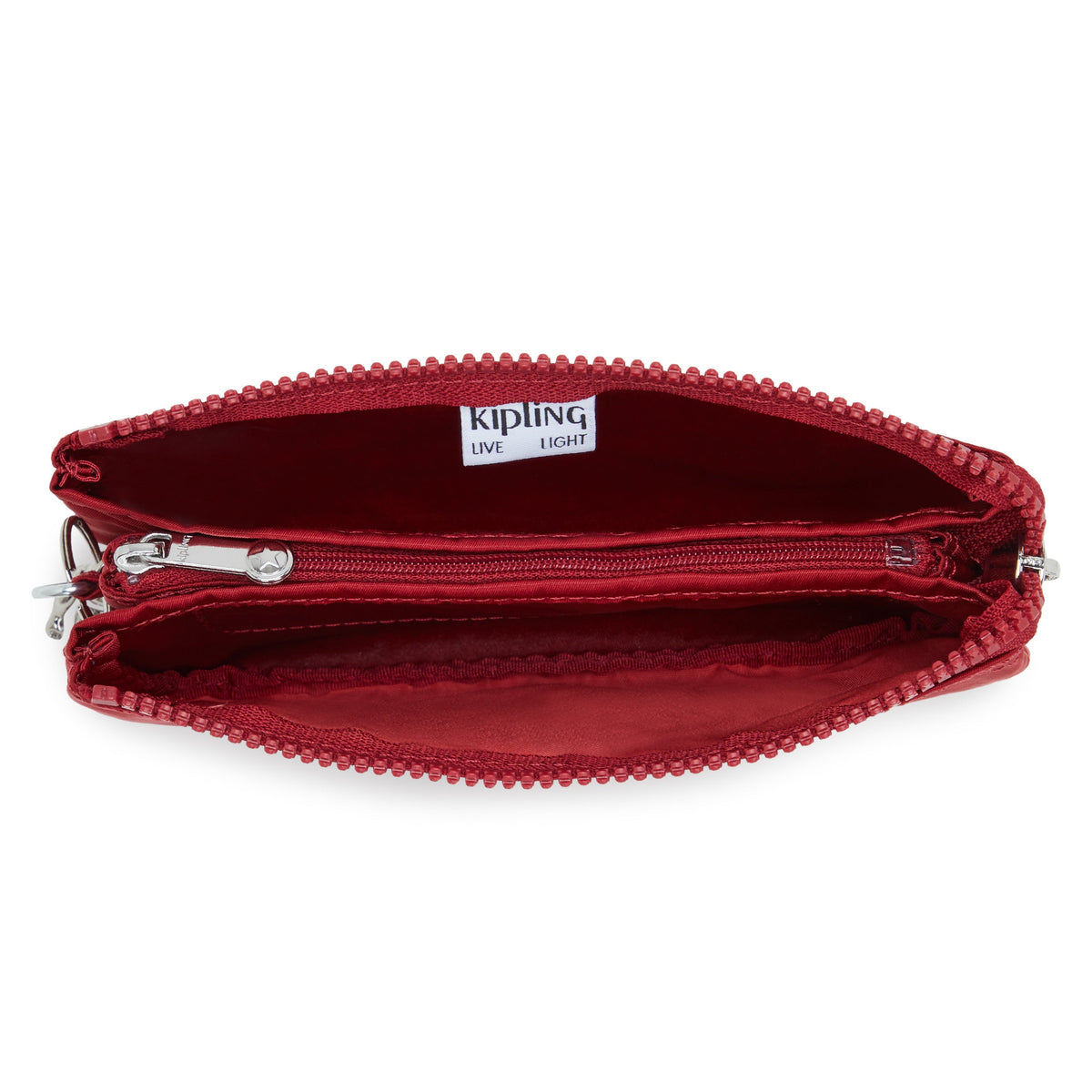 Kipling Creativity L Red Red Wine Large Purse I3361-6SE