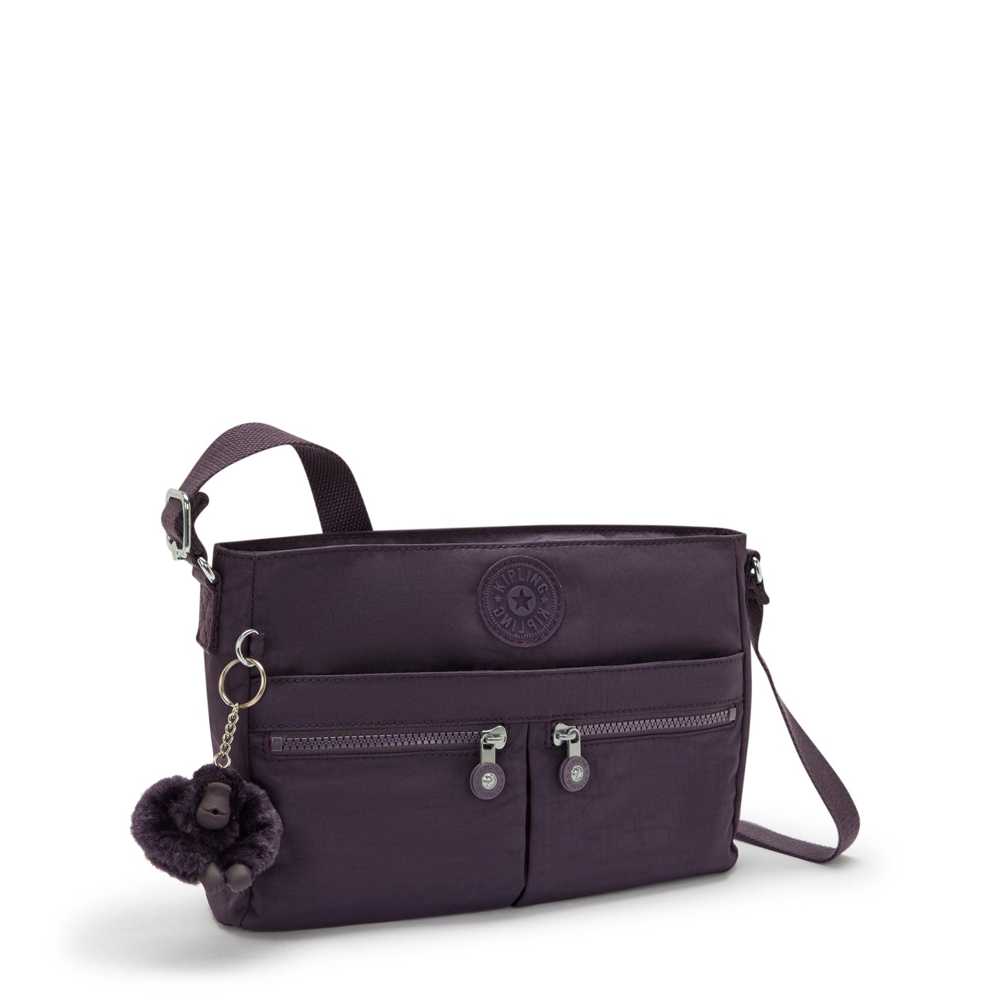 Kipling New Angie Ultimate Plum Small Crossbody I3389-67U