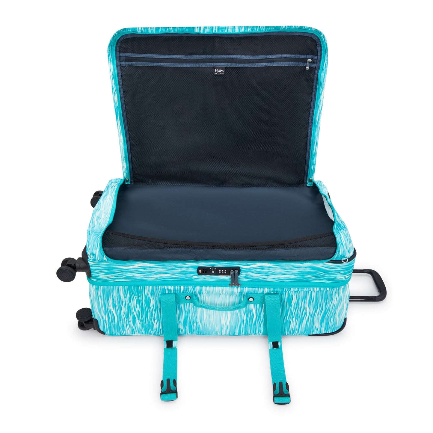 Kipling Spontaneous L Aqua Pool Large Wheeled Luggage C2I3397-5MF