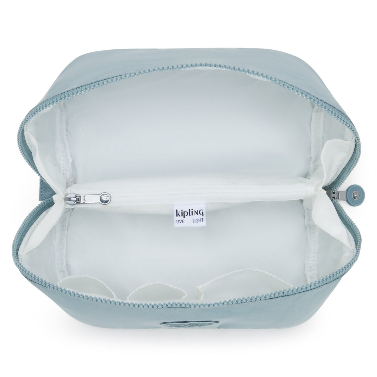 Kipling Mirko M Relaxed Grey Large Toiletry Bag I3401-3NL