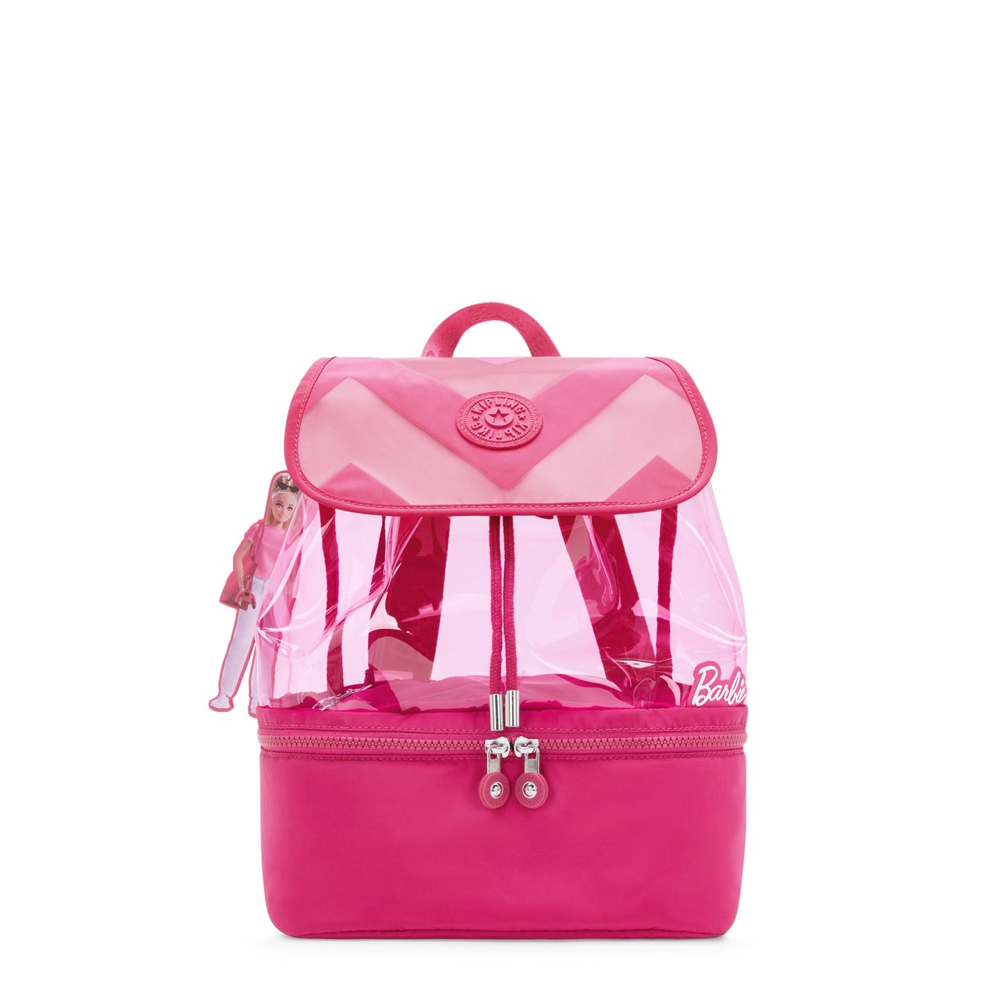 KIPLING-Darlee-Medium Barbie™ Backpack With Two Main Compartments-Power P Transpa-I3417-BA9