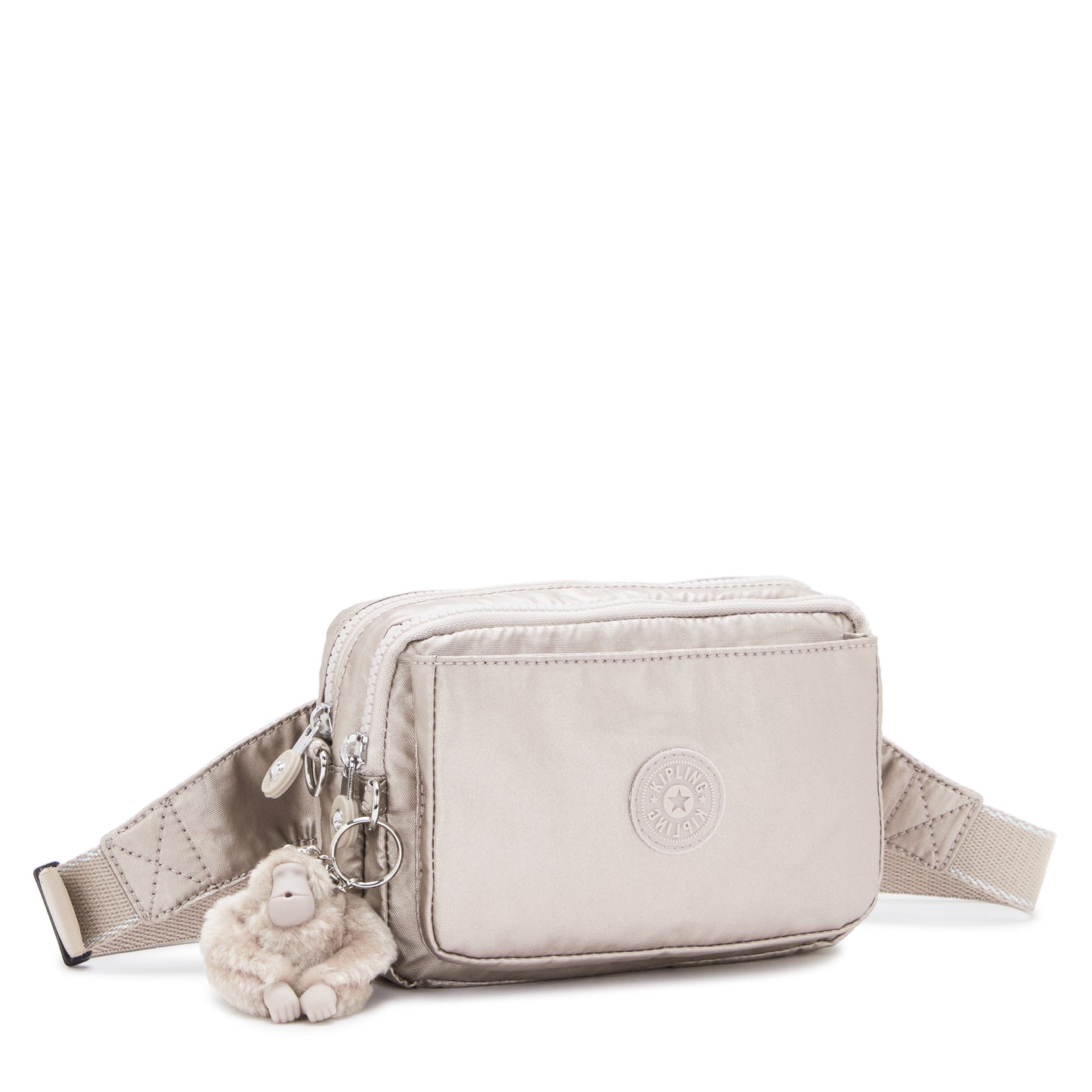 KIPLING Abanu Multi Metallic Glow Small crossbody convertible to waistbag (with removable shoulderstrap) I3492-48I