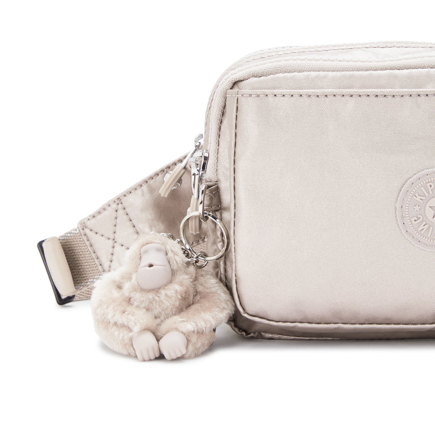 KIPLING Abanu Multi Metallic Glow Small crossbody convertible to waistbag (with removable shoulderstrap) I3492-48I