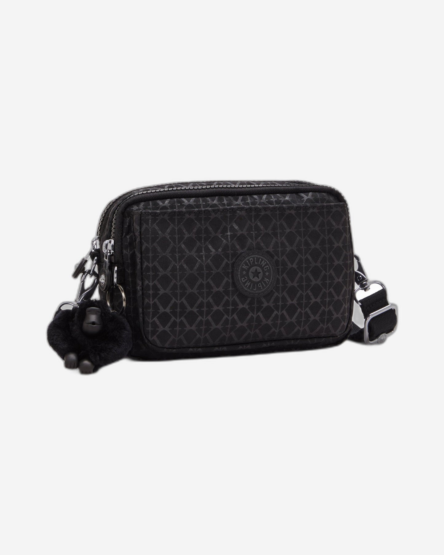 KIPLING Abanu Multi Signature Emb Small crossbody convertible to waistbag (with removable shoulderstrap) I3492-K59
