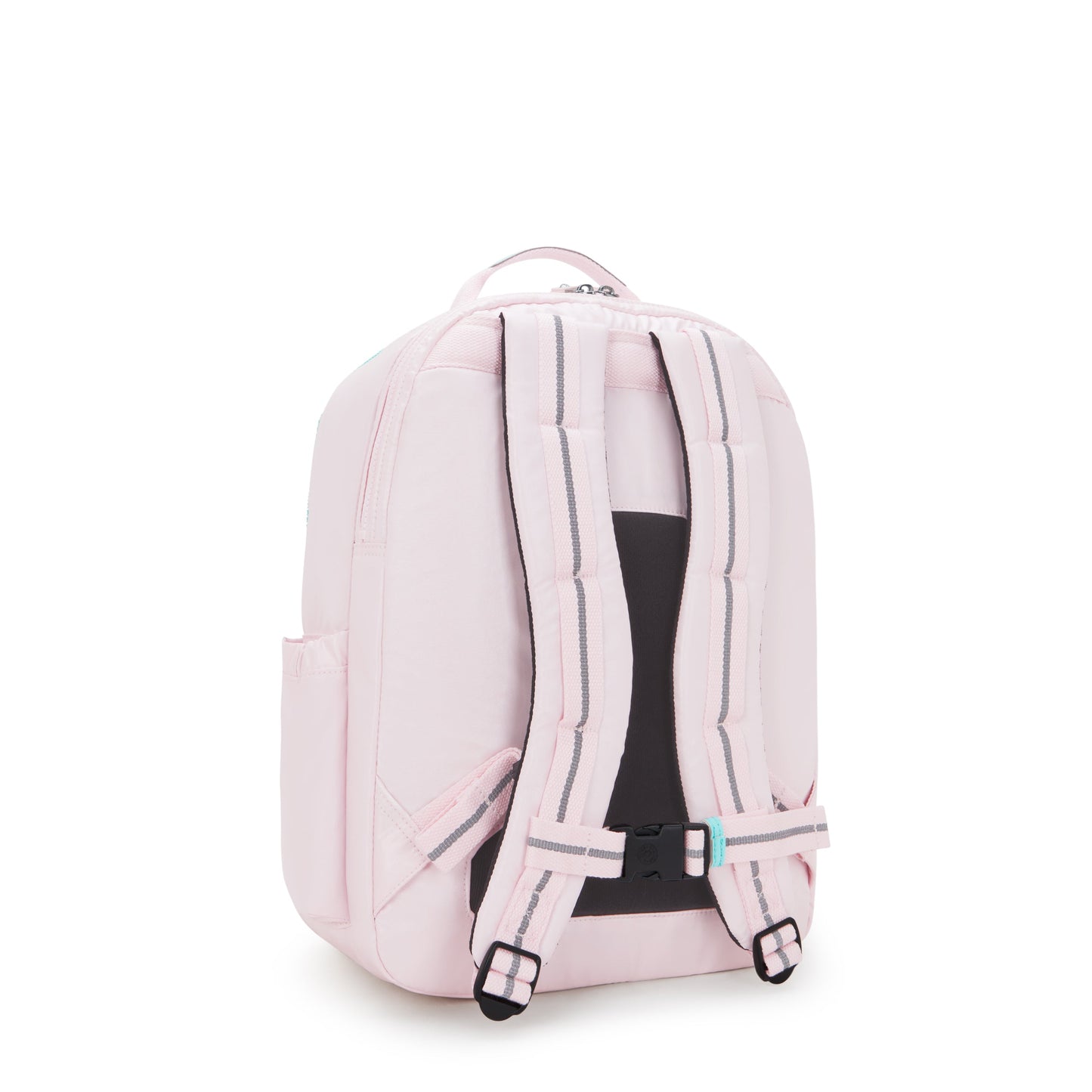 Kipling Seoul College Extra Sea Pink Met Large backpack with laptop compartment I3514-52J