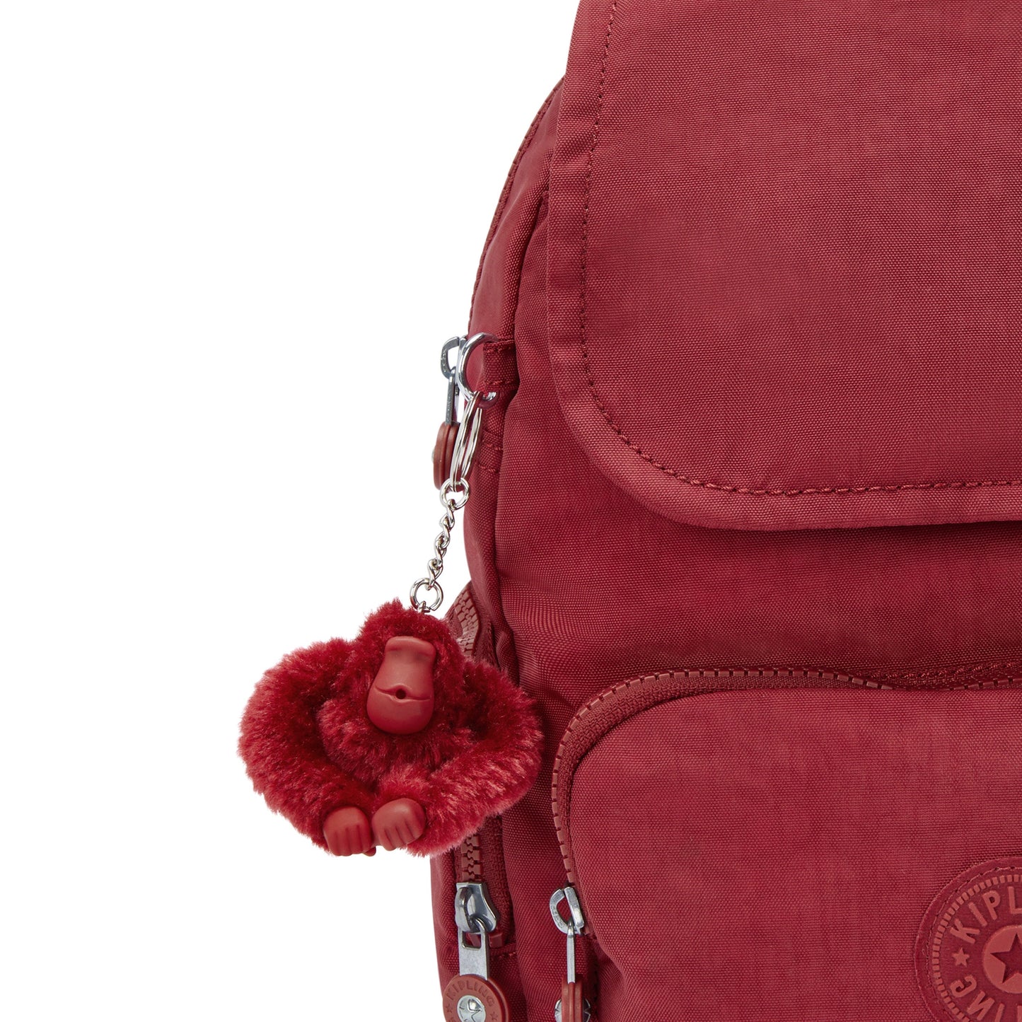 Kipling City Zip S Funky Red Small Backpack I3523-4SS