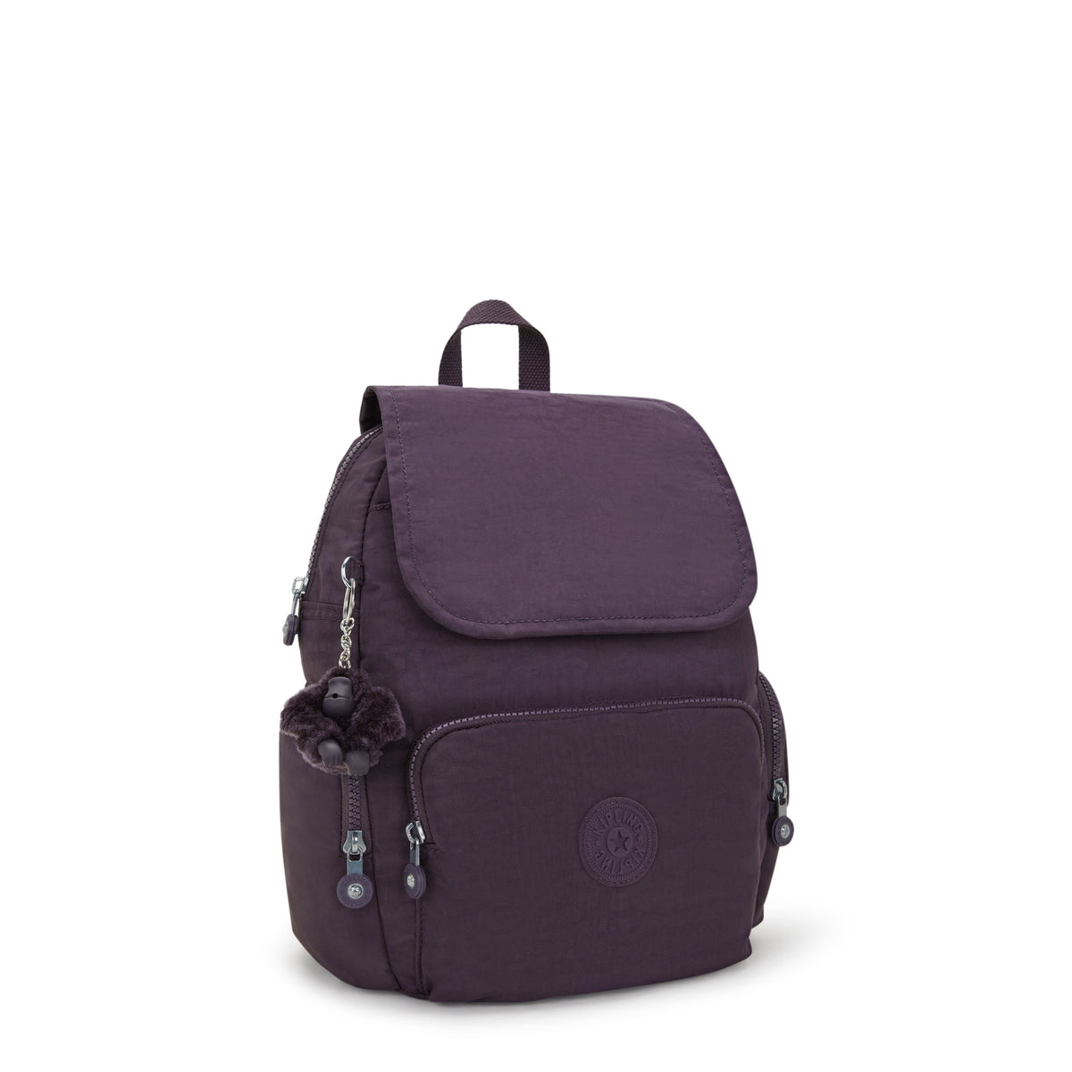 Kipling City Zip S Ultimate Plum Small Backpack I3523-67U