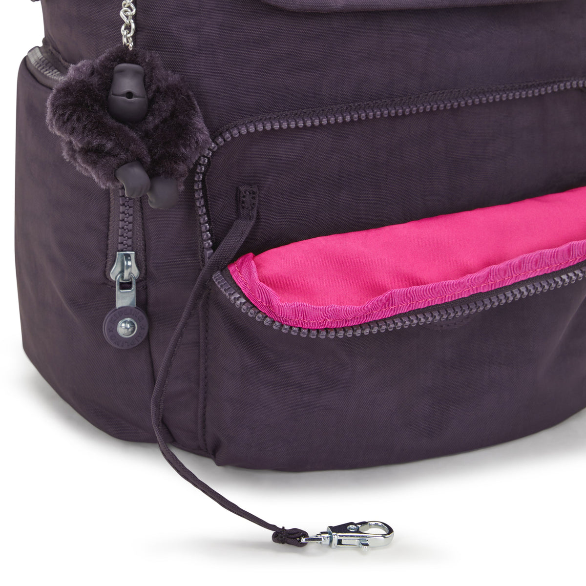 Kipling City Zip S Ultimate Plum Small Backpack I3523-67U