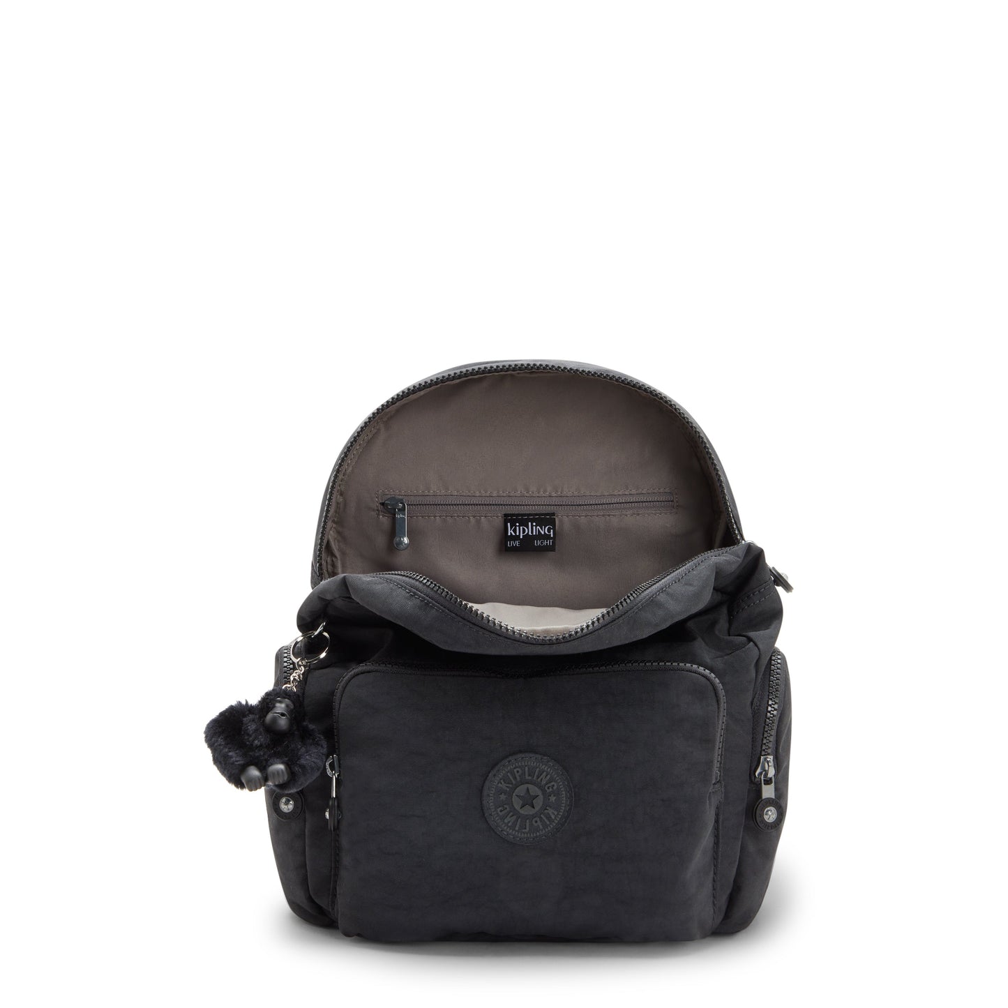 KIPLING City Zip S Black Noir Small backpack I3523-P39