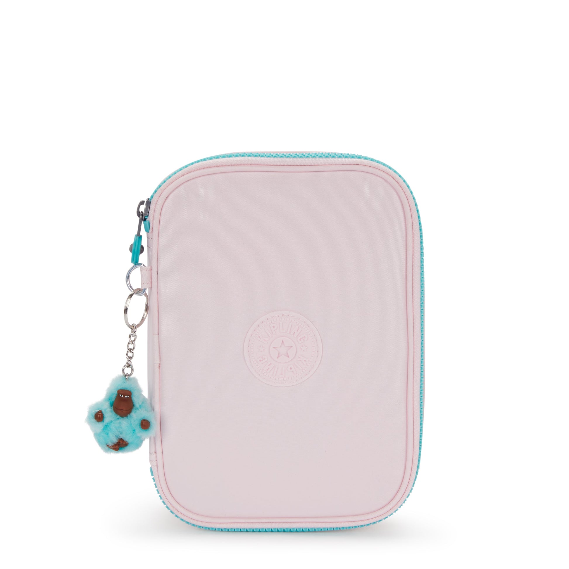 Kipling 100 Pens Sea Pink Met Large pencase I3624-52J