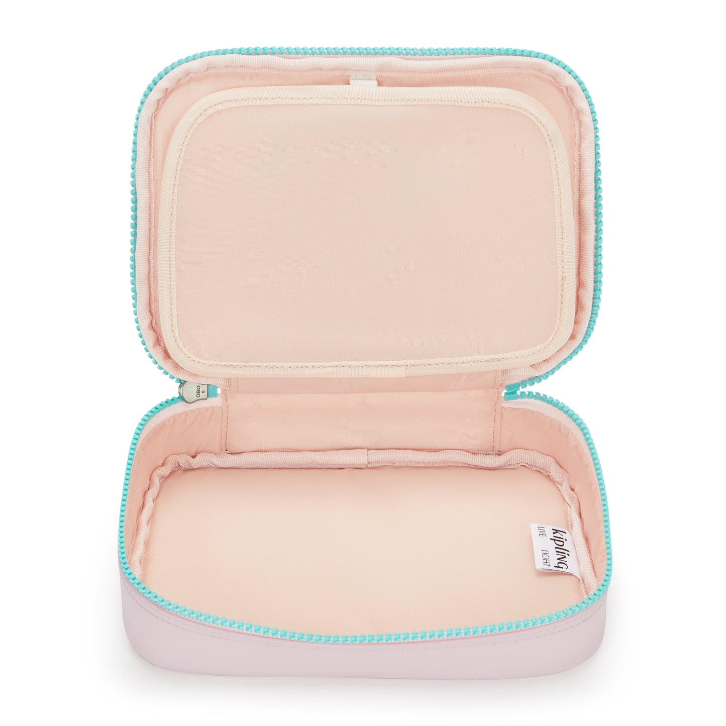 Kipling 100 Pens Sea Pink Met Large pencase I3624-52J