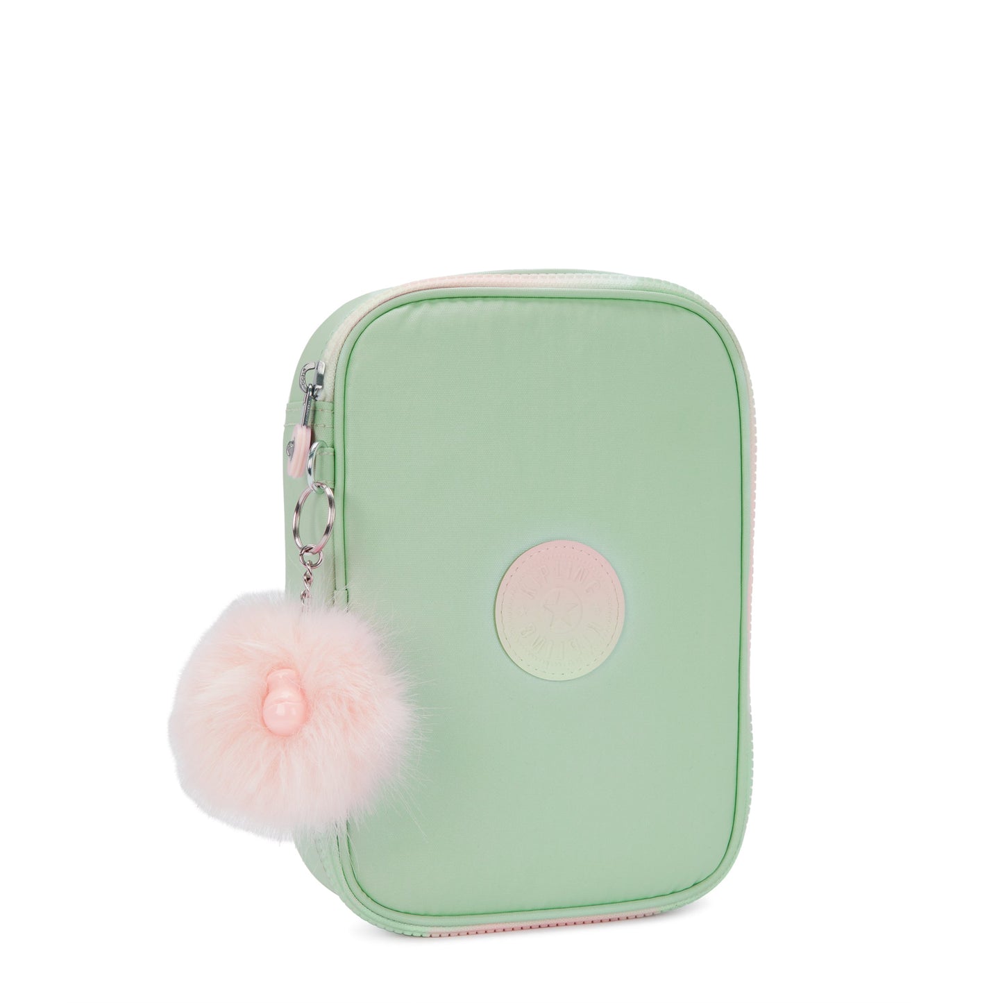 Kipling 100 Pens Soft Green Met Large Pencase C2I3624-5KY