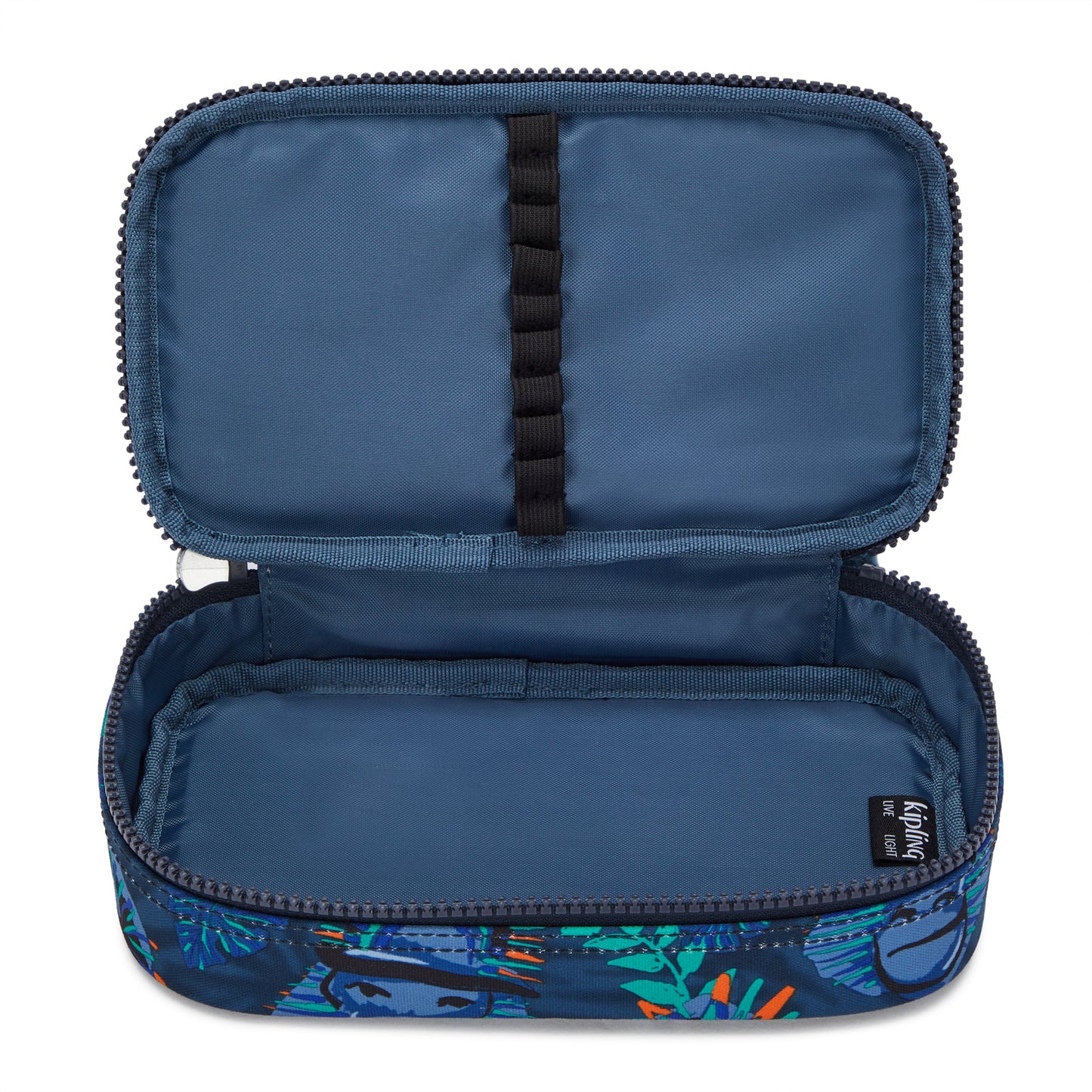 Kipling 50 Pens Blue Monkey Fun Medium Pencase C2I3707-8HJ