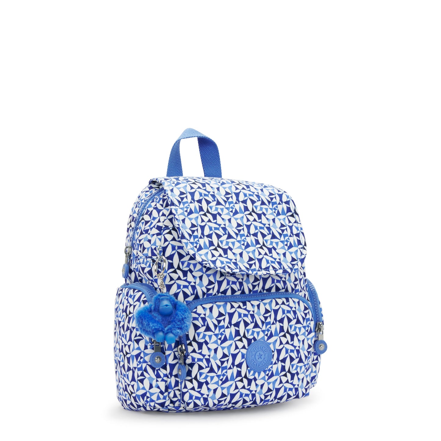 Kipling City Zip Mini Crazy Leaves Small Backpack I3735-1DU