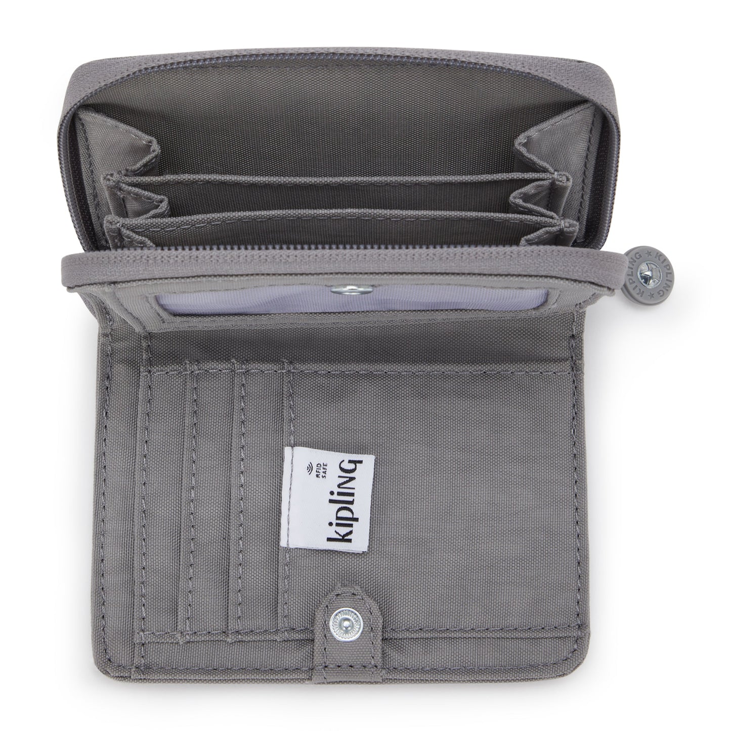 Kipling Money Love Inviting Grey Medium Wallet I3738-8DH