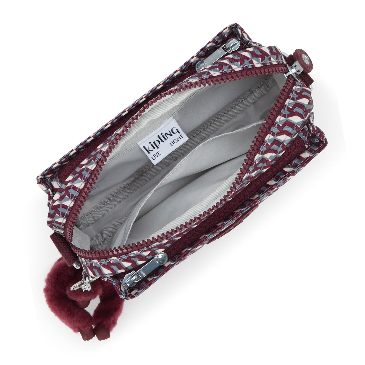 Kipling Abanu 3Dk Wine Small crossbody I3942-1PB