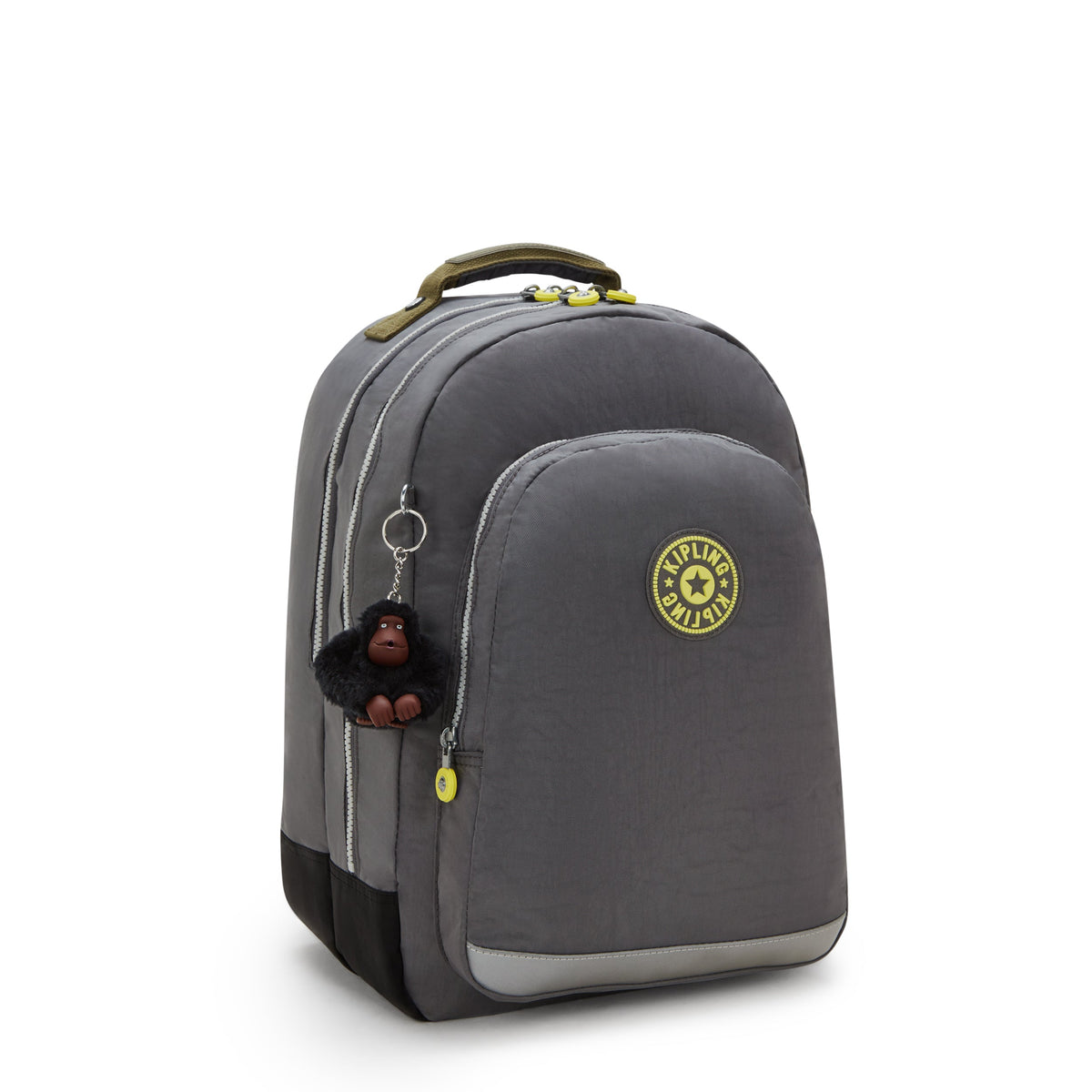 Kipling Class Room Back to Grey Large backpack with laptop compartment I4053-1DX