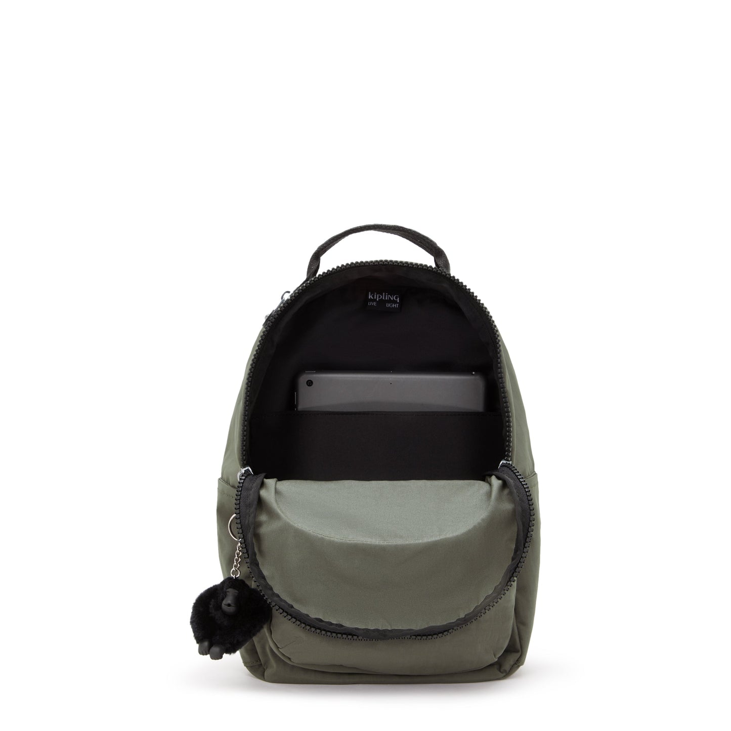 KIPLING Seoul S Green Moss Small backpack (with tablet compartment) I4082-88D