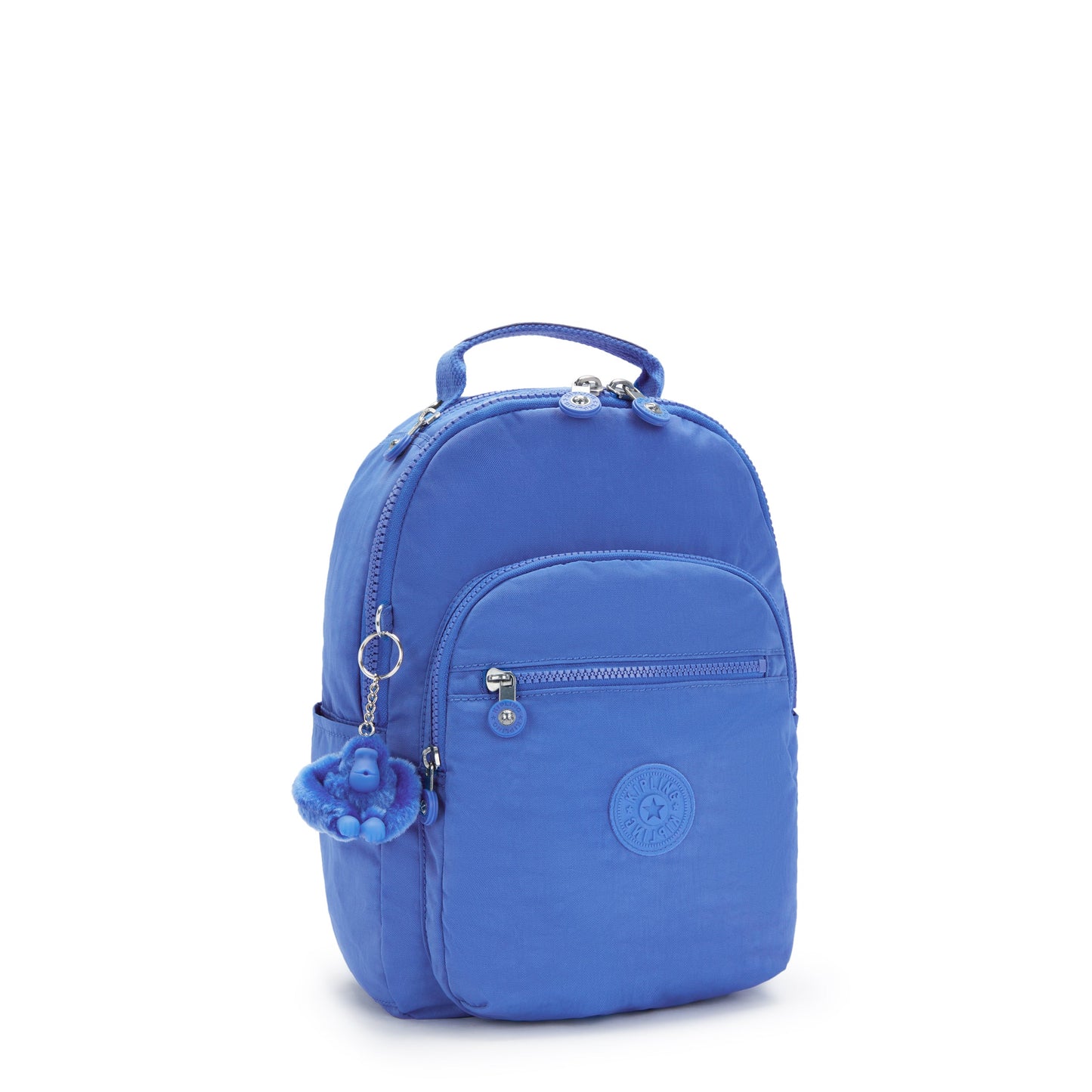 KIPLING-Seoul S-Small Backpack (With Laptop Protection)-Havana Blue-I4082-JC7