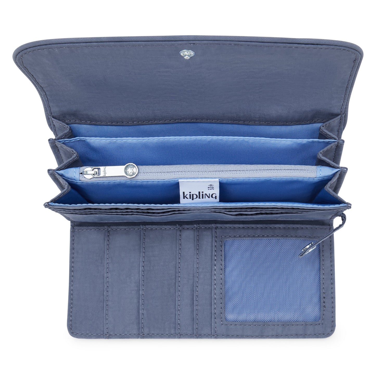 Kipling Money Land Blue Lover Large Wallet I4191-56V