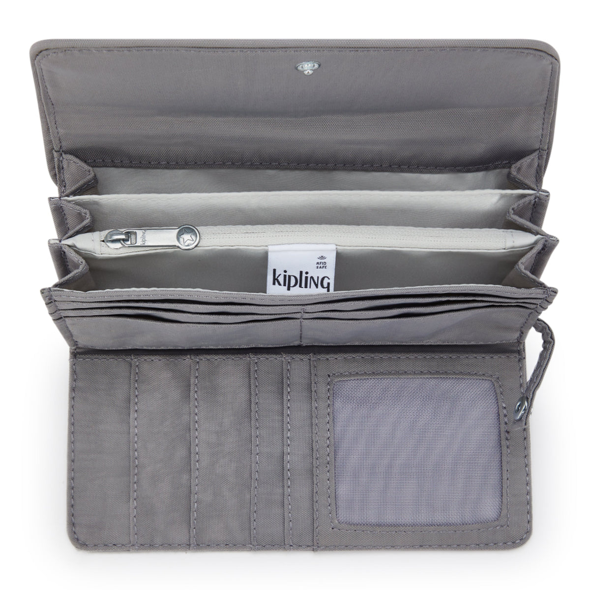 Kipling Money Land Inviting Grey Large wallet I4191-8DH