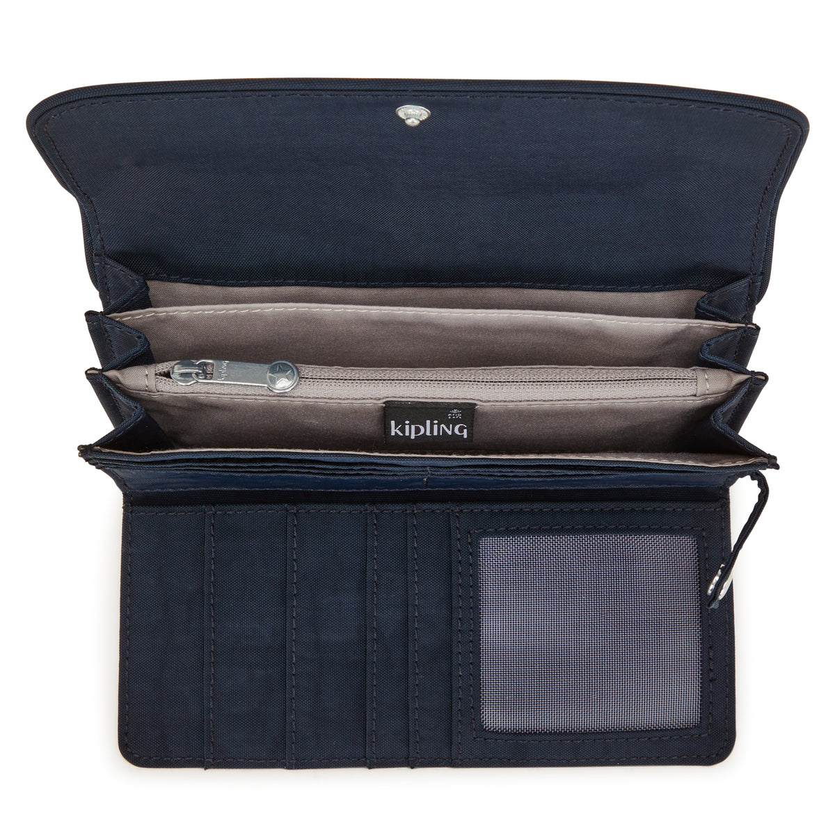 KIPLING Money Land Blue Bleu 2 Large wallet I4191-96V
