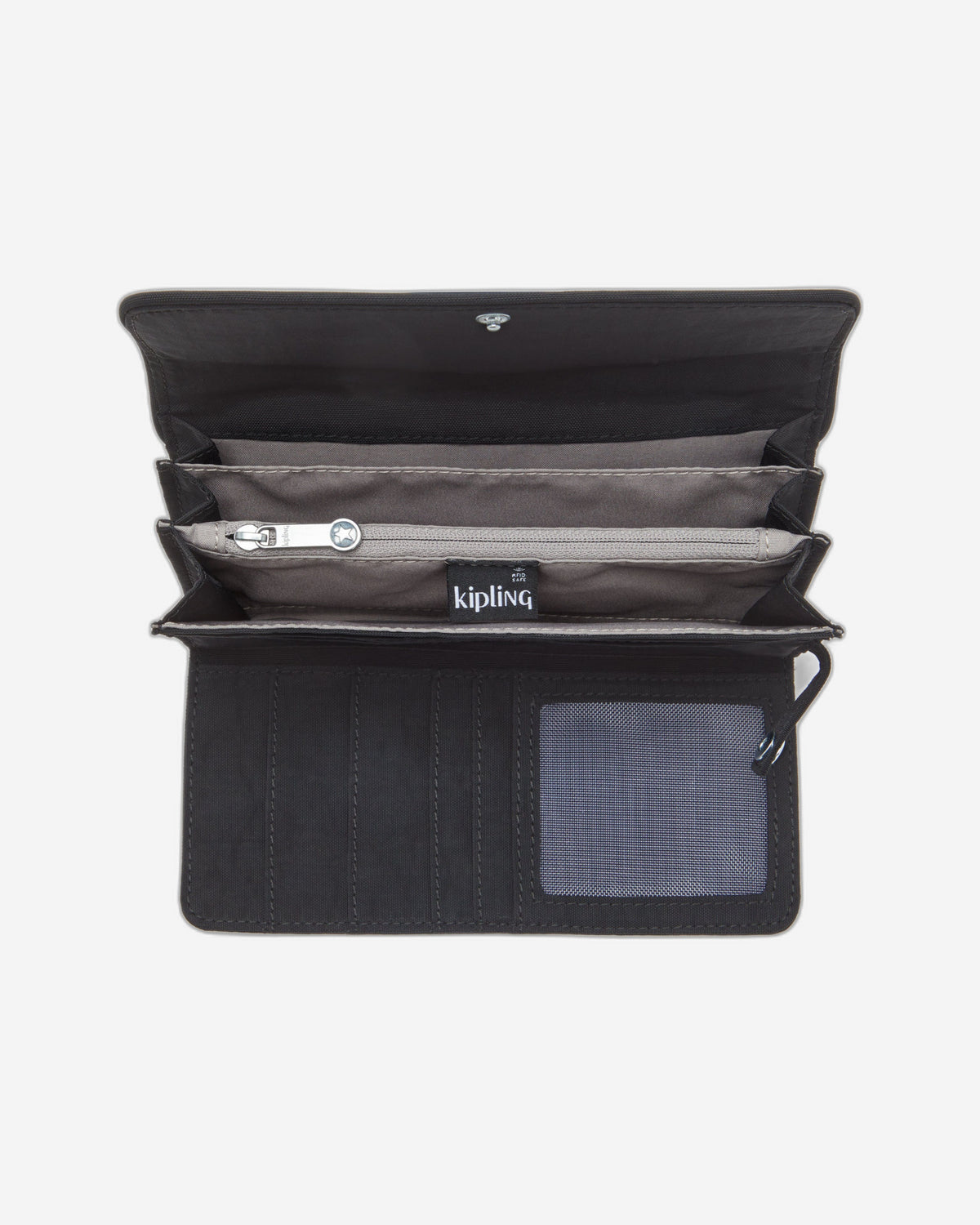 KIPLING Money Land Black Noir Large wallet I4191-P39