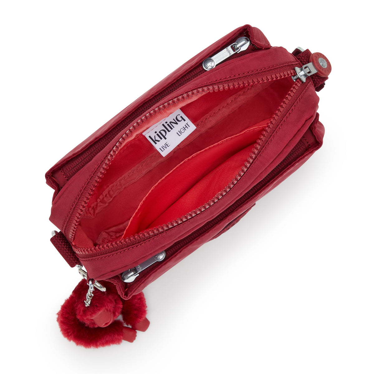Kipling Abanu Funky Red Small Crossbody Bag I4208-4SS
