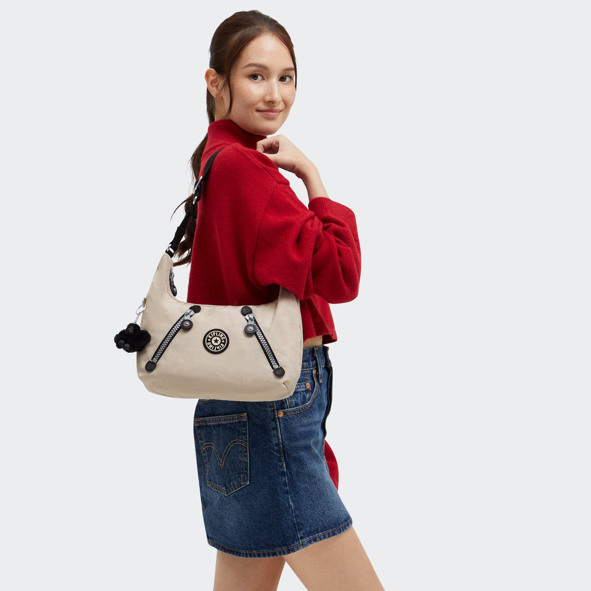 Kipling Nikki Back To Beige H Small Shoulderbag I4216-3RY
