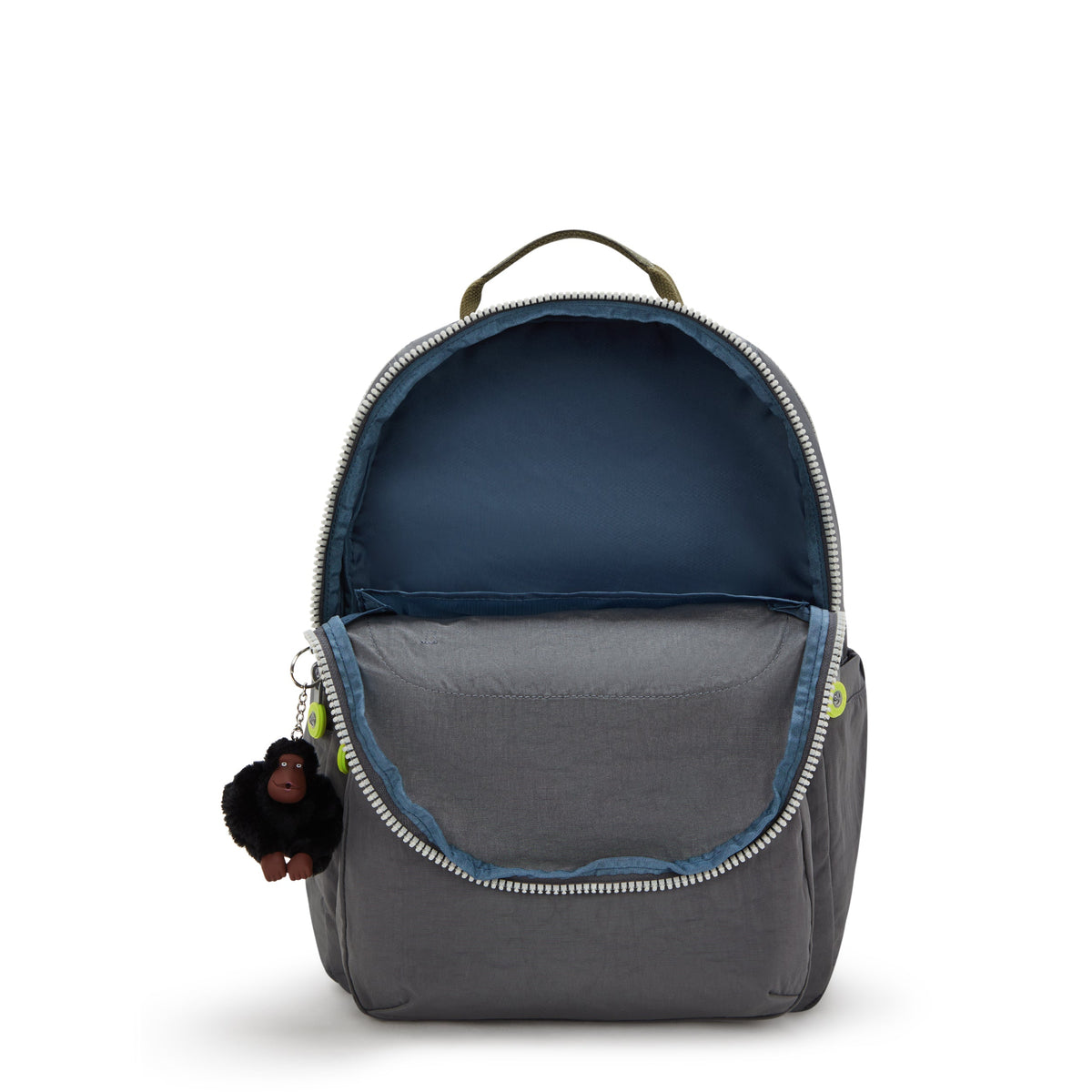 Kipling Seoul Lap Back to Grey Large backpack with laptop compartment I4275-1DX