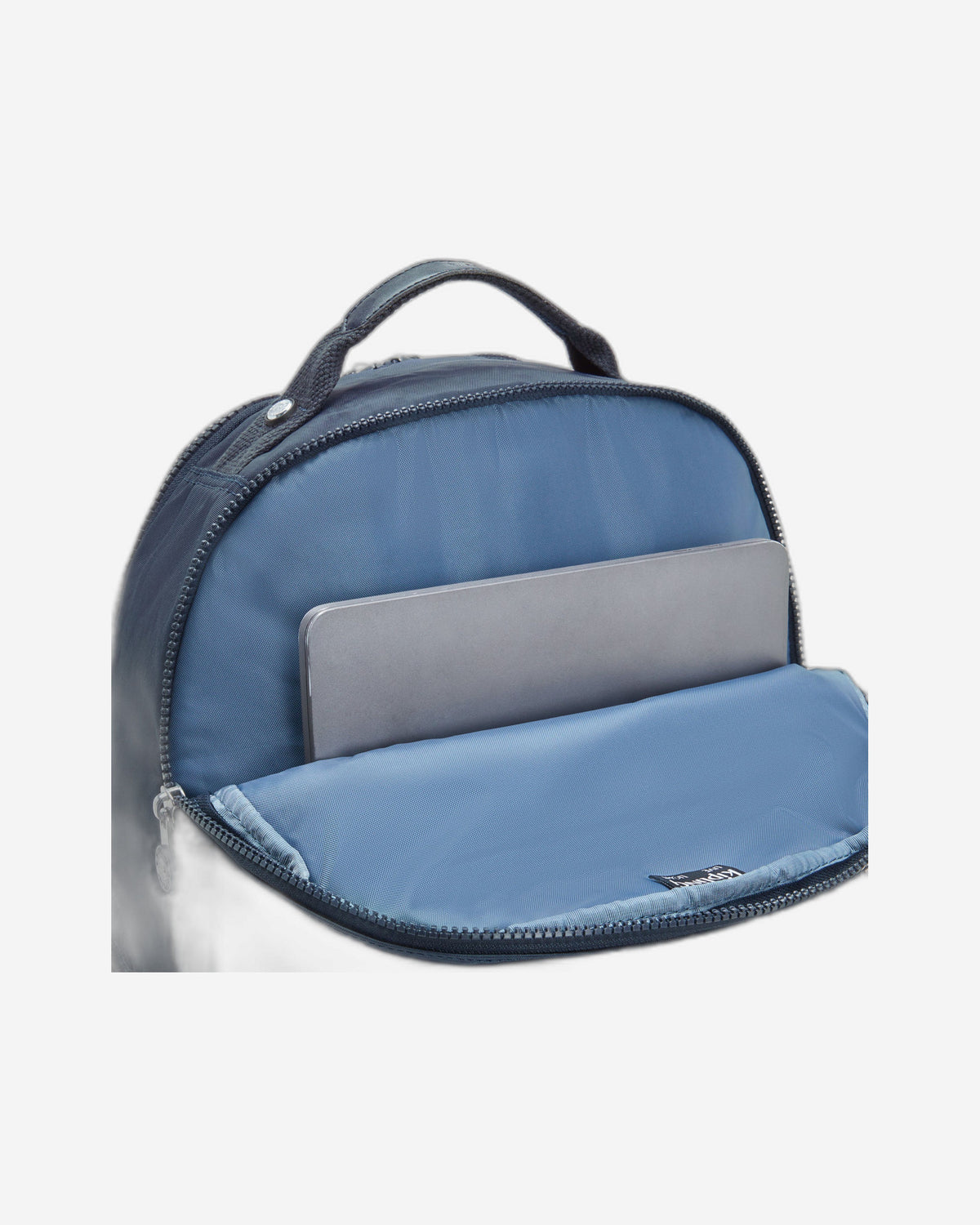 Kipling Seoul Lap True Blue Tonal Large Backpack C2I4275-4DX