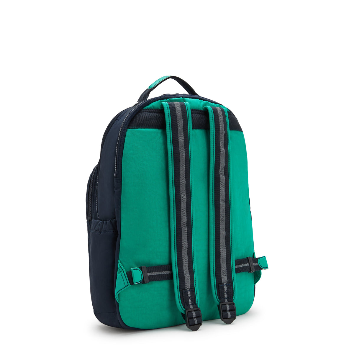 KIPLING-Seoul Lap-Large backpack (with laptop compartment)-Blue Green Bl-I4275-CD7