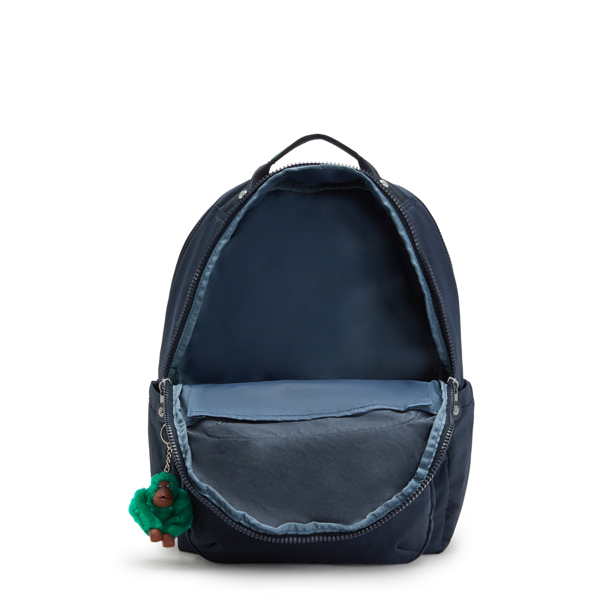KIPLING-Seoul Lap-Large backpack (with laptop compartment)-Blue Green Bl-I4275-CD7