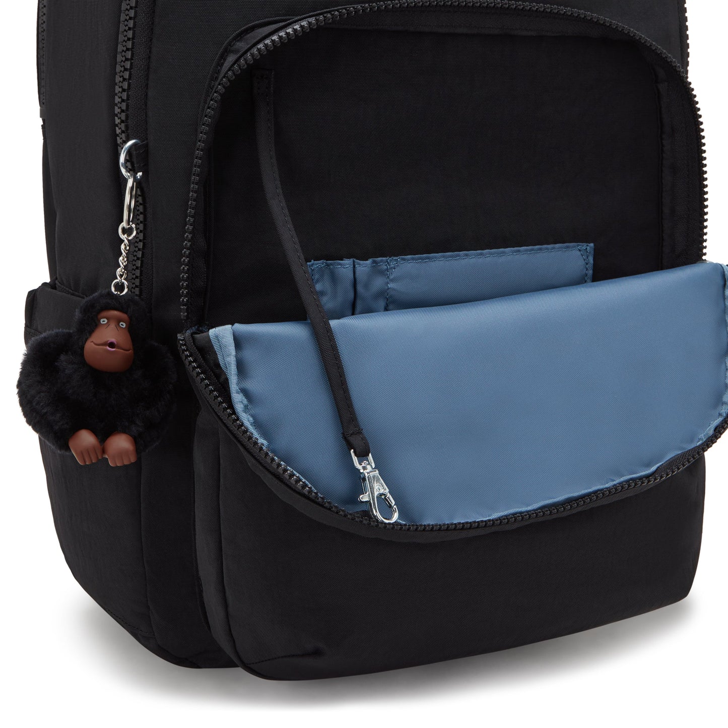 Kipling Seoul Lap True Black Large backpack with laptop compartment I4275-J99