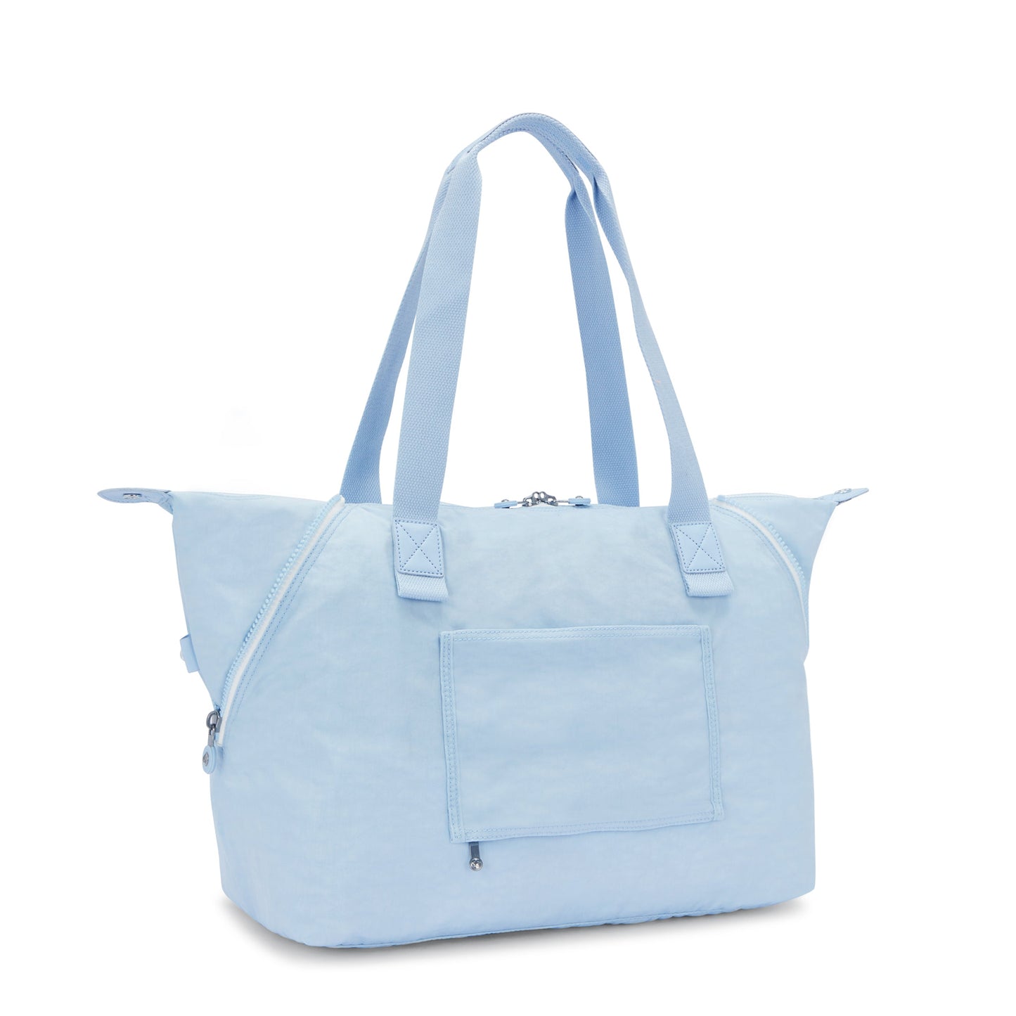 KIPLING-Wellness Art M-Multi-Use Large Tote with Expandable Front Pocket-Frost Blue Bl-I4277-LZ8