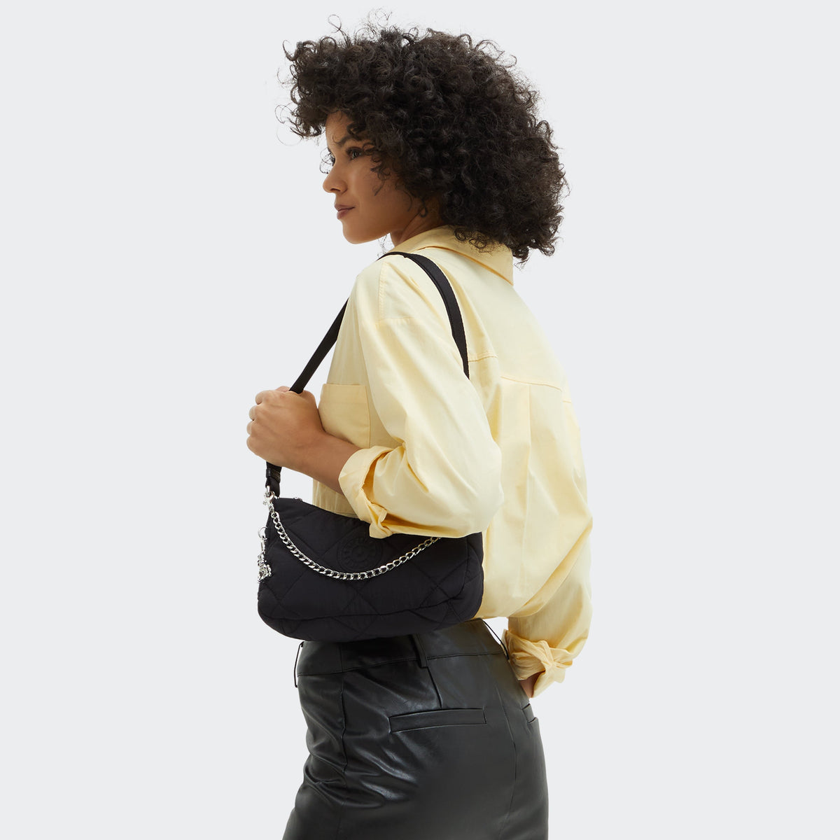 Kipling Ayda Up Cosmic Black Ql Small ShoulderBag  I4327-95R
