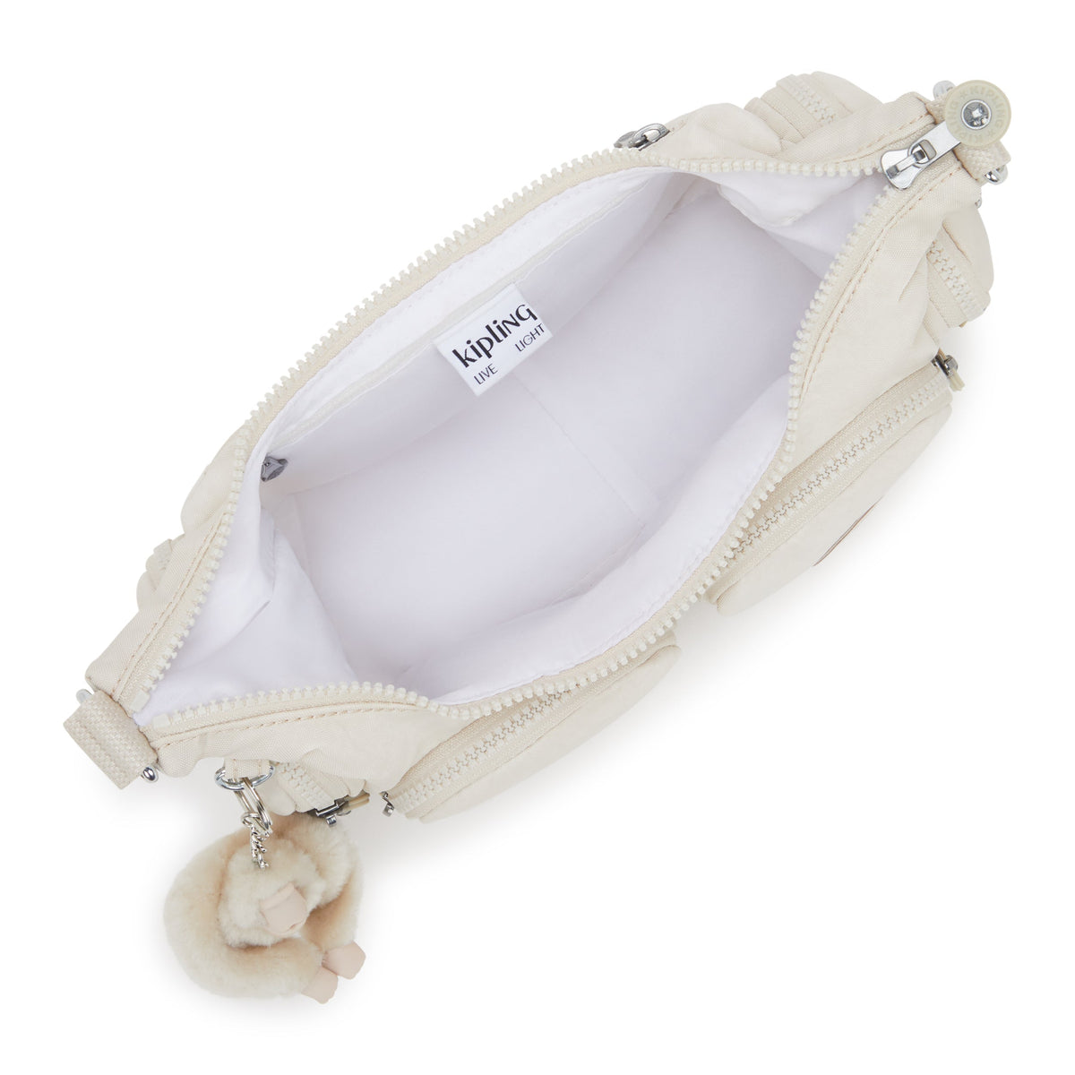 Kipling Rikka S Hideaway Beige Small Crossbody I4333-7JR