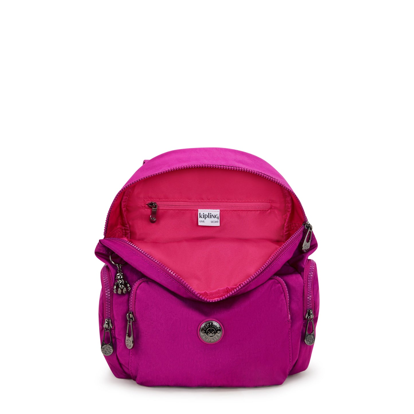 Kipling City Zip S Fuchsia Night Small Backpack I4430-7LE